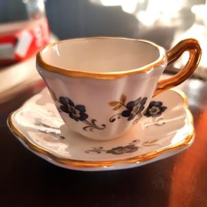 Vintage Sandford miniture teacup and saucer